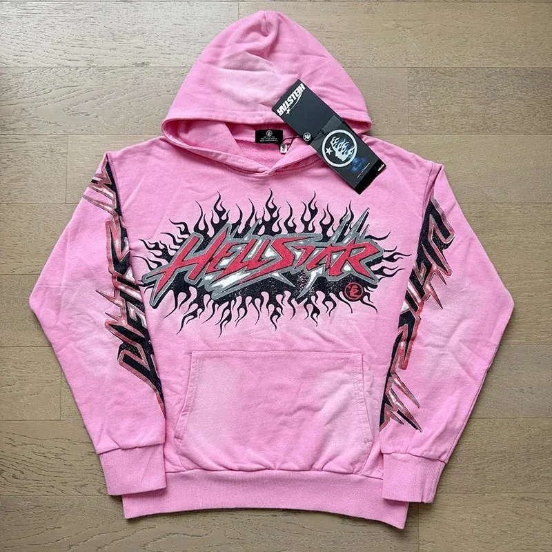 Hellstar 32 Pink Hoodie Sweatshirt
