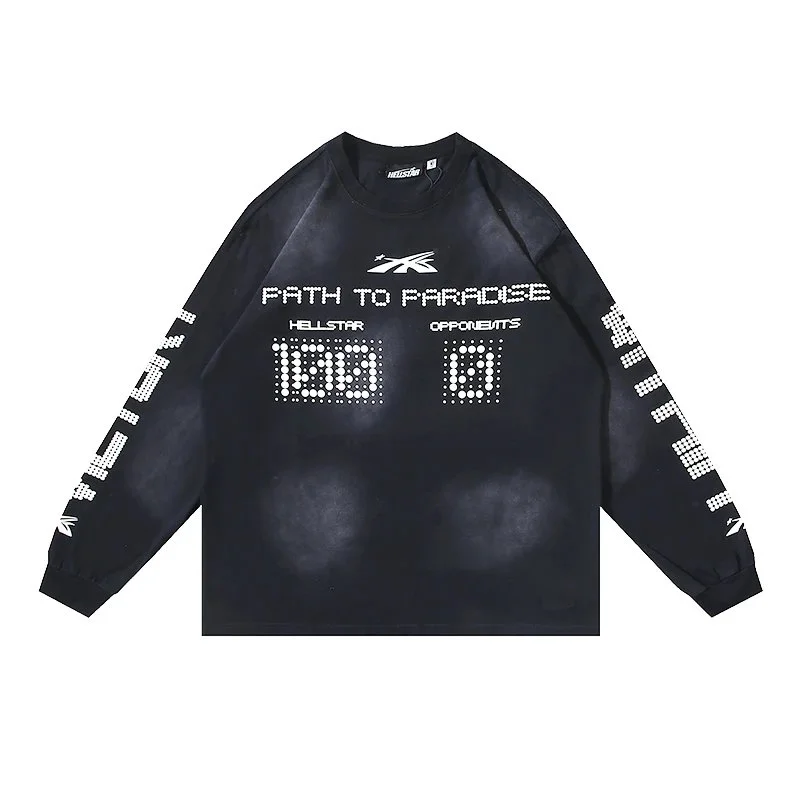 Hellstar Path to Paradise Black Long Sleeve T-Shirt