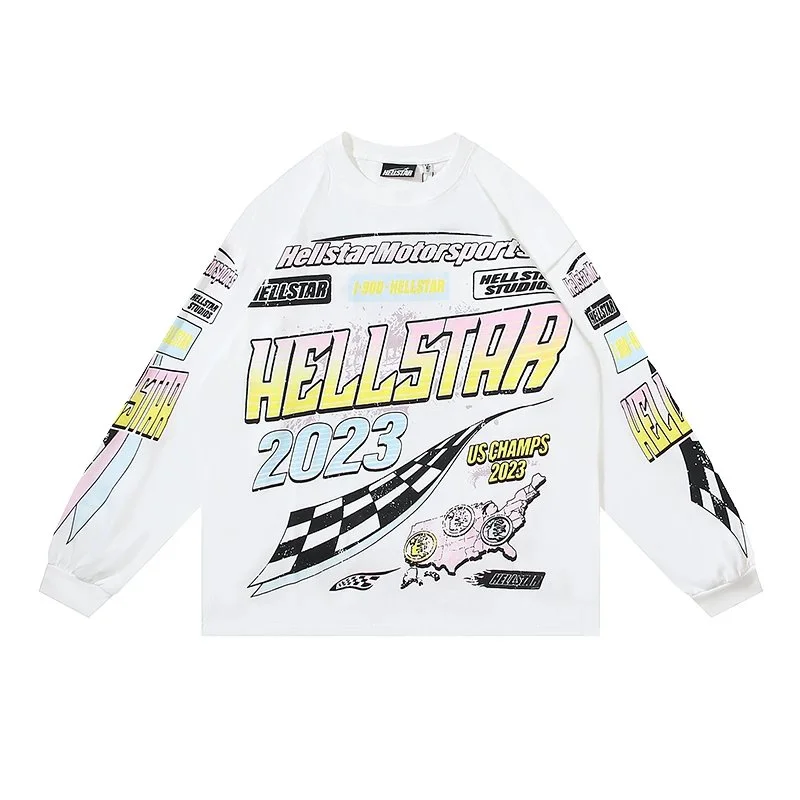 Hellstar 2023 US Champs White Long Sleeve T-Shirt