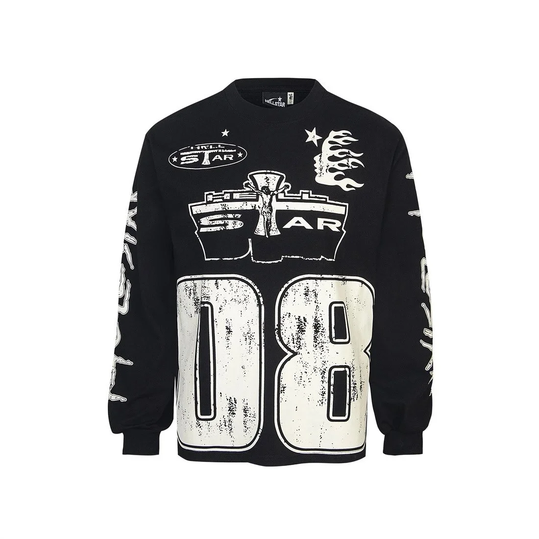 Trapstar 72hours款式=23黑色 Long Sleeve Tee