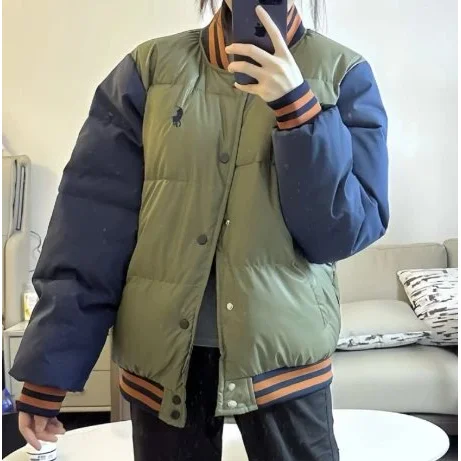 Polo Ralph Lauren Classic Logo Olive & Navy Bomber Jacket