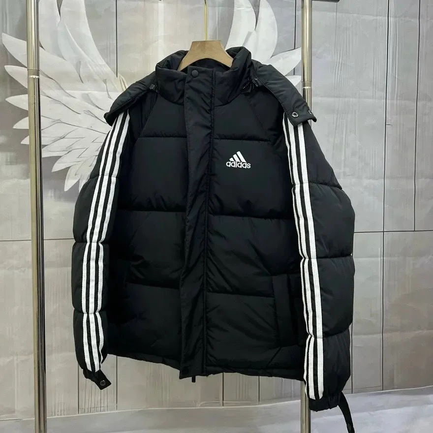 Adidas Classic Football Black Puffer Jacket