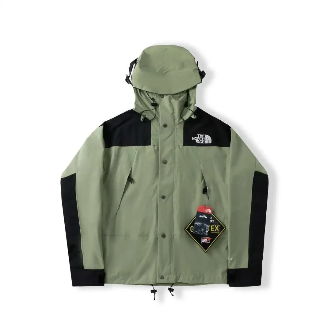 The North Face Nuptse Green/Black Parka