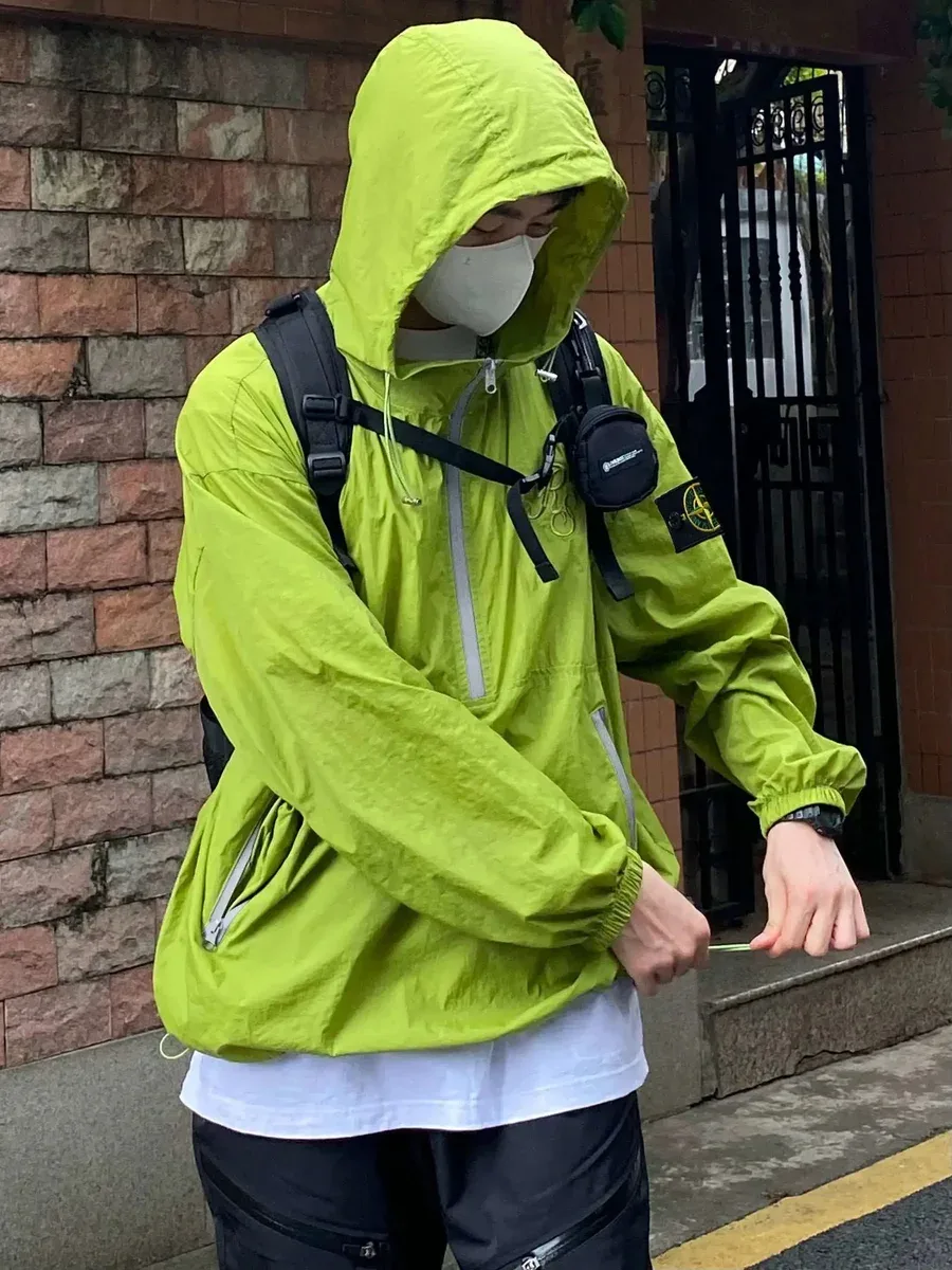 Stone Island 68-15 Lime Green Jacket