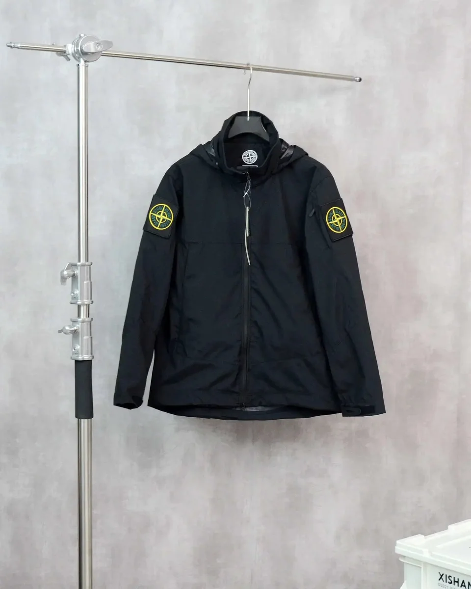 Stone Island 68-15 Black Hooded Jacket