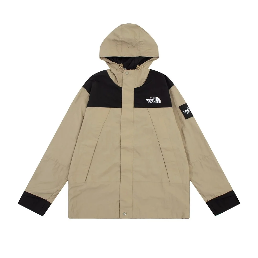 The North Face Nuptse Beige/Black Parka