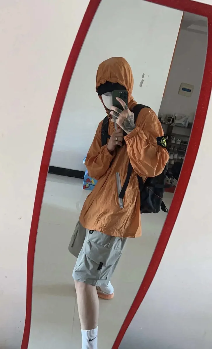 Stone Island Shadow Project Orange Lightweight Jacket