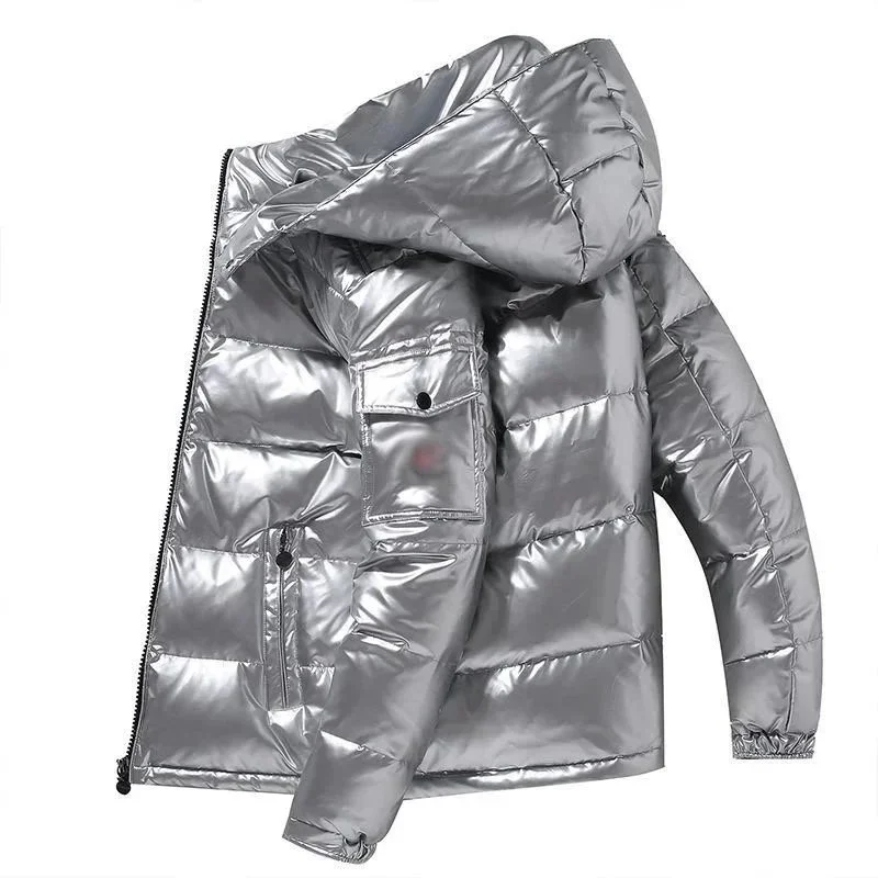 Silver Reflective Puffer Jacket