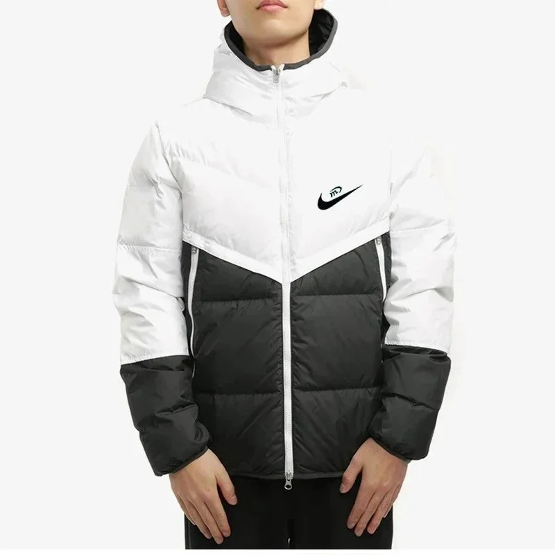 Nike Windrunner Parka White/Black Winter Jacket