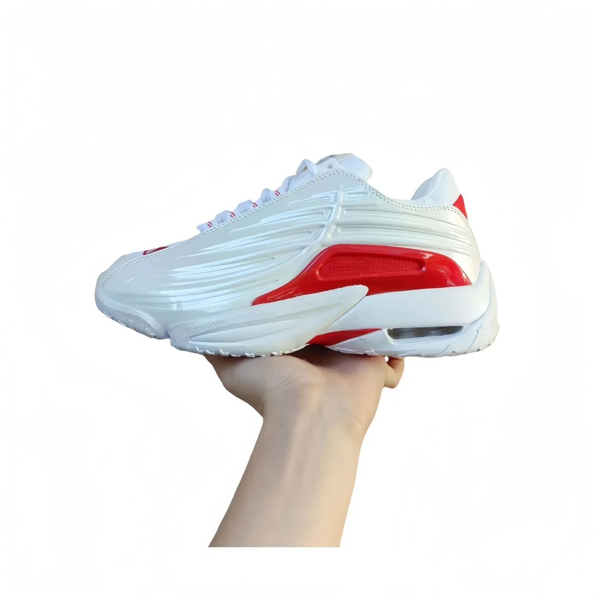 White/Red Sneakers BB-003
