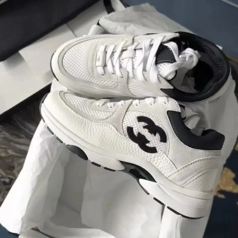 Chanel Runners White/Black Sneakers