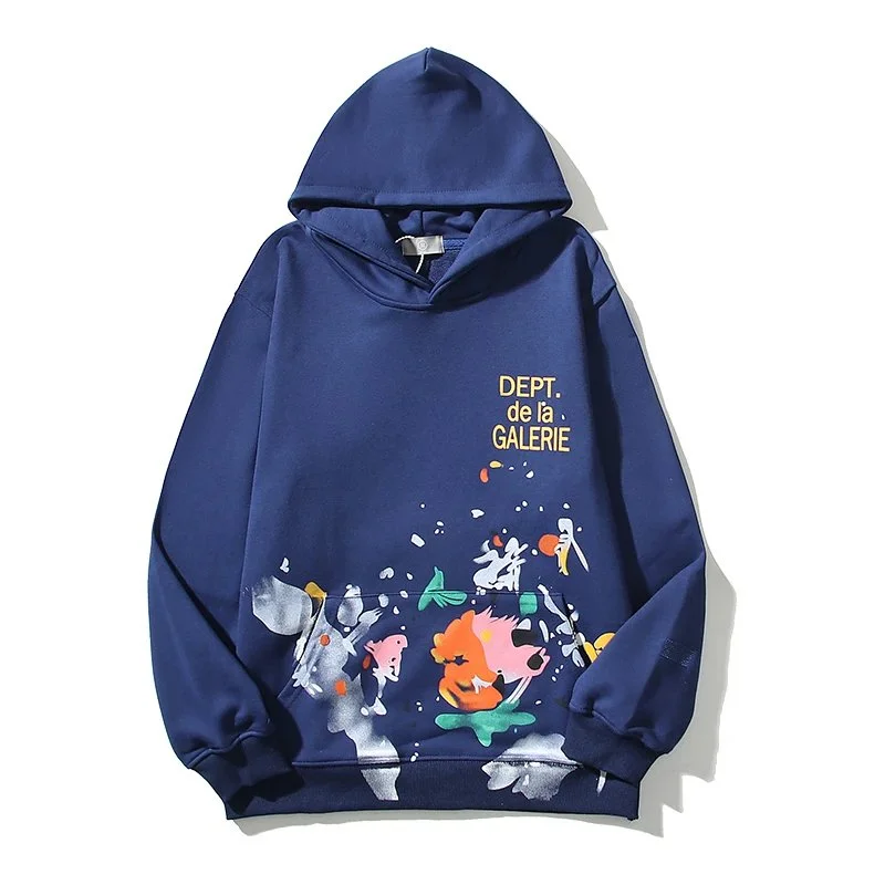 Gallery Dept. Dept De La Galerie Hoodie Blue Casual