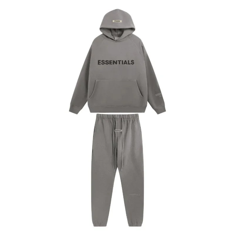 Fear of God Essentials Grey Hoodie & Pants Set