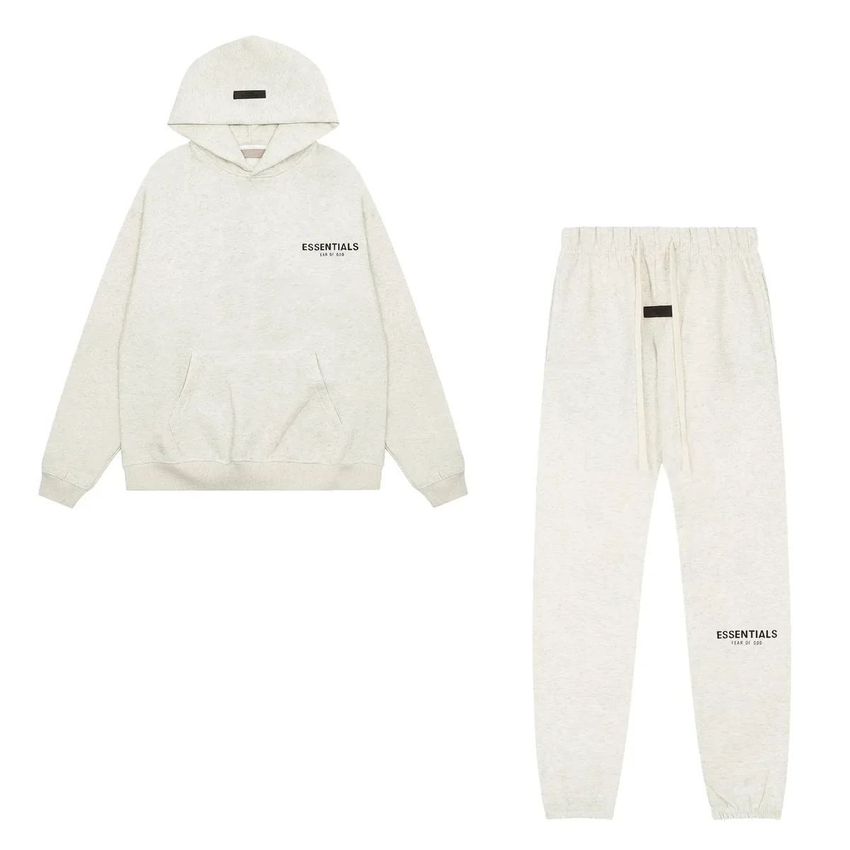 Fear of God Essentials Oatmeal Tracksuit Set