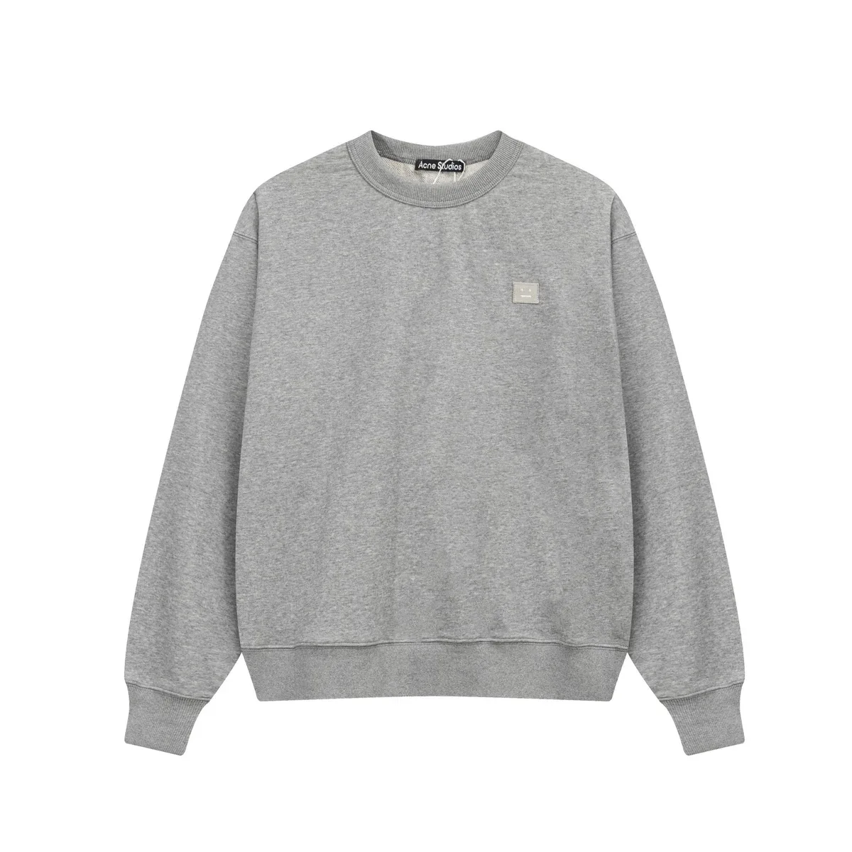 Acne Studios Face Grey Crewneck Sweatshirt