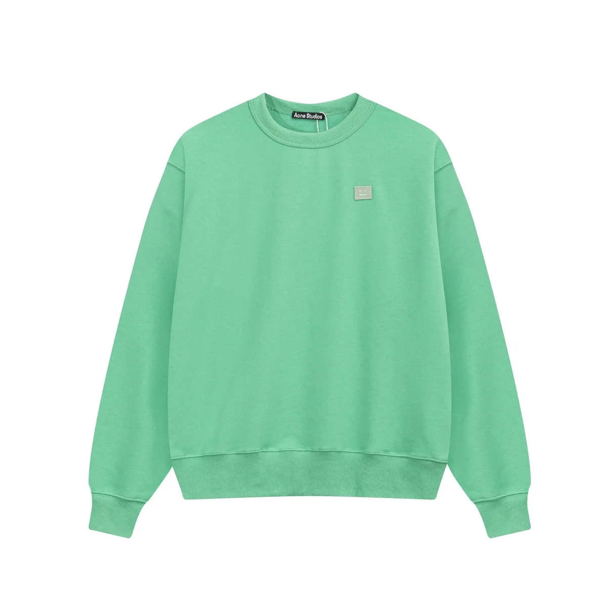 Acne Studios Face Green Crewneck Sweatshirt