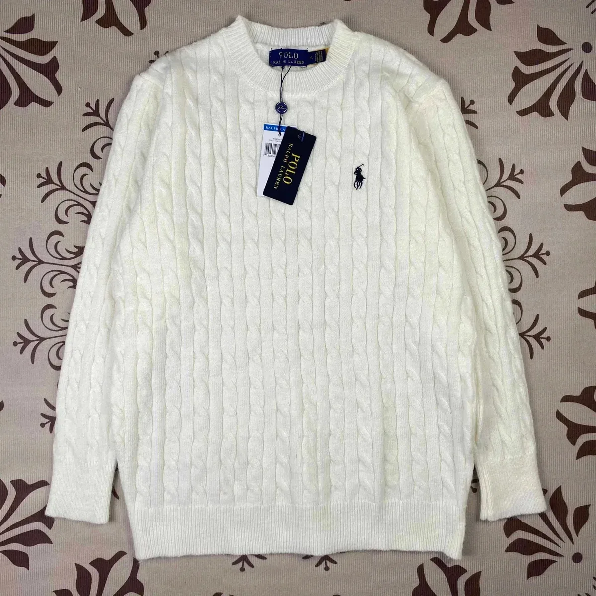Polo Ralph Lauren Cable Knit Sweater A-1 White