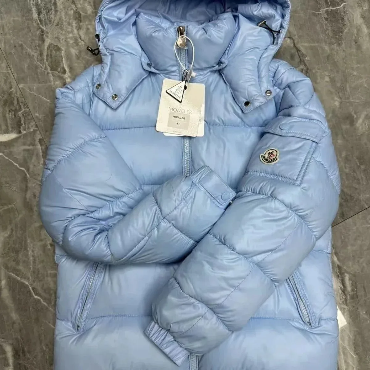 Moncler Baby Blue Parka Winter Coat