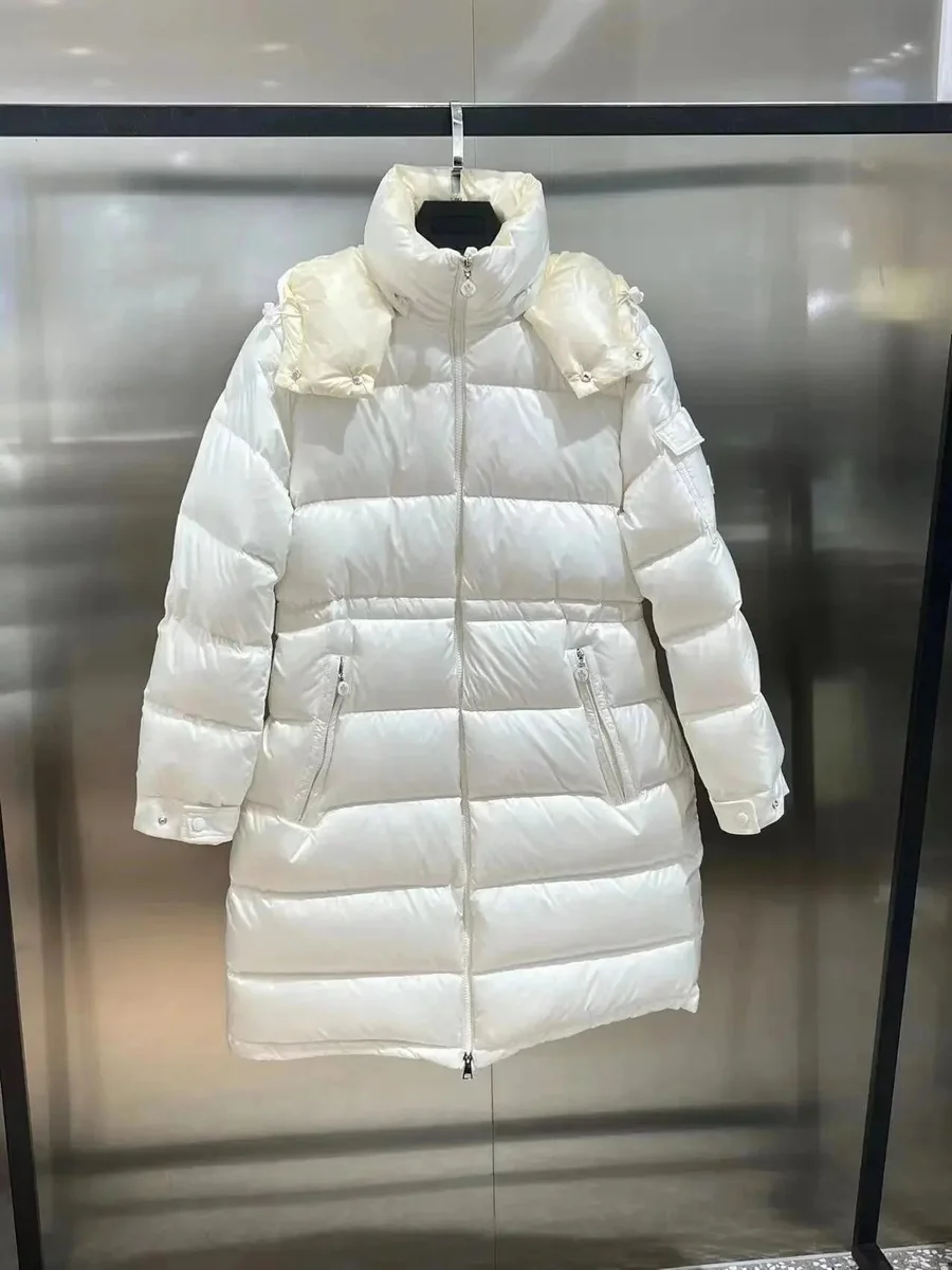 Moncler Maya White Parka
