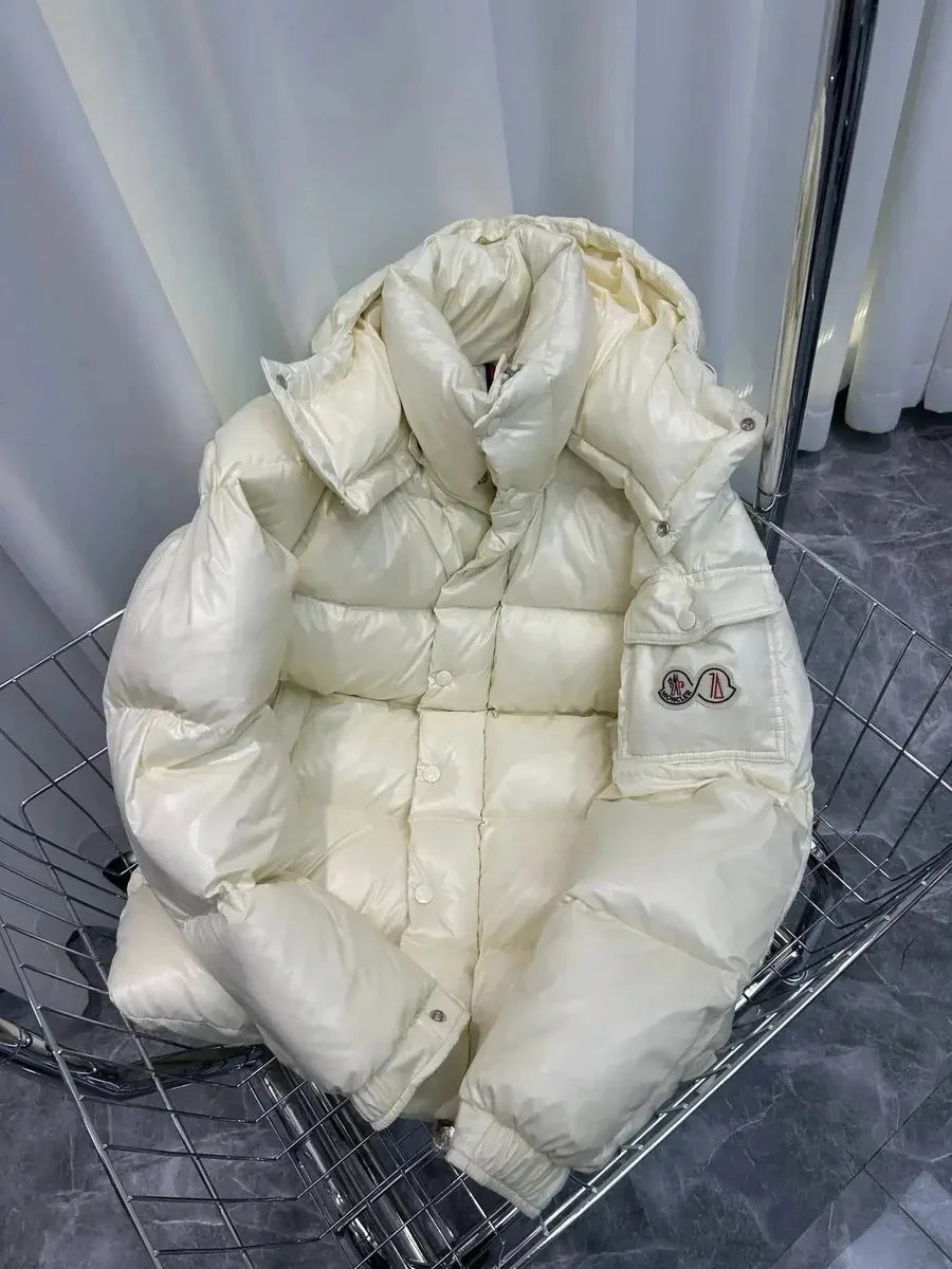 Moncler Maya Ivory Puffer Jacket