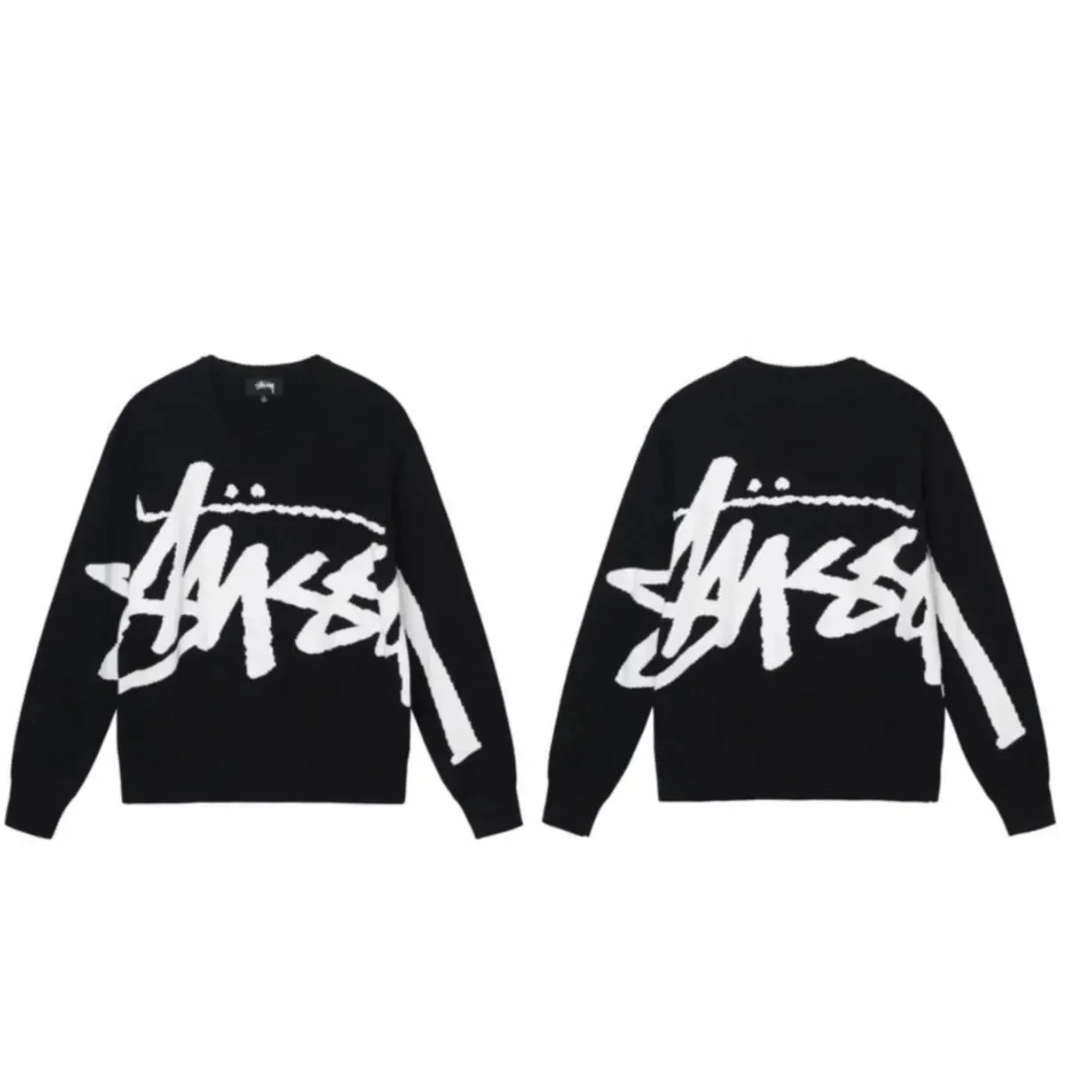 Stussy Stüssy Logo Sweater Black