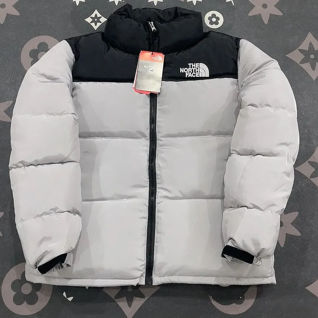 The North Face Nuptse Light Grey Parka