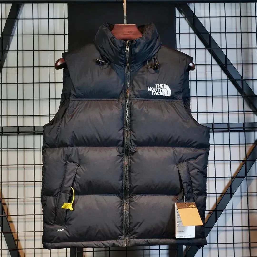 The North Face Nuptse Black Puffer Vest