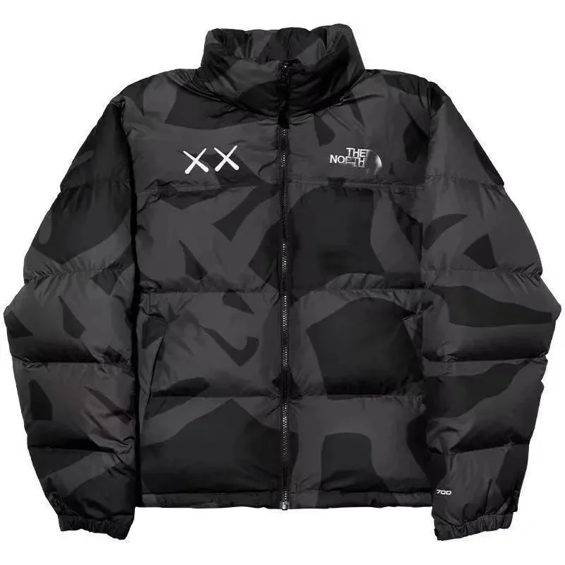 The North Face Nuptse Camo Black Parka
