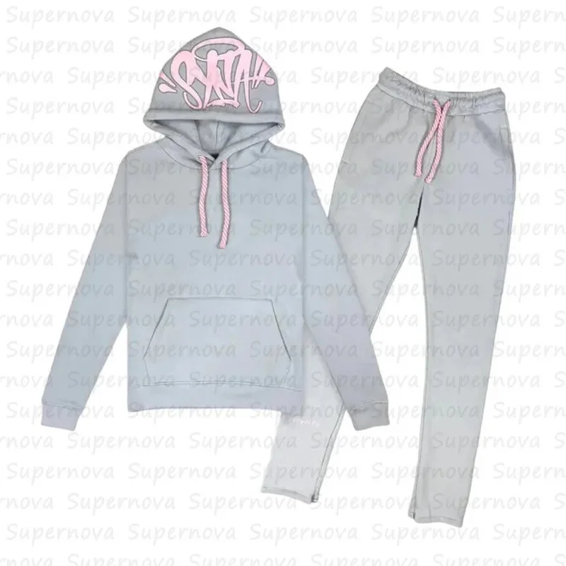 Supernova 20 Grey/Pink Tracksuit Set