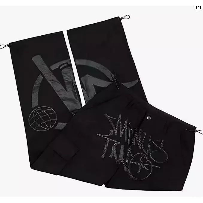 Black 'Swim Trunks' Shorts
