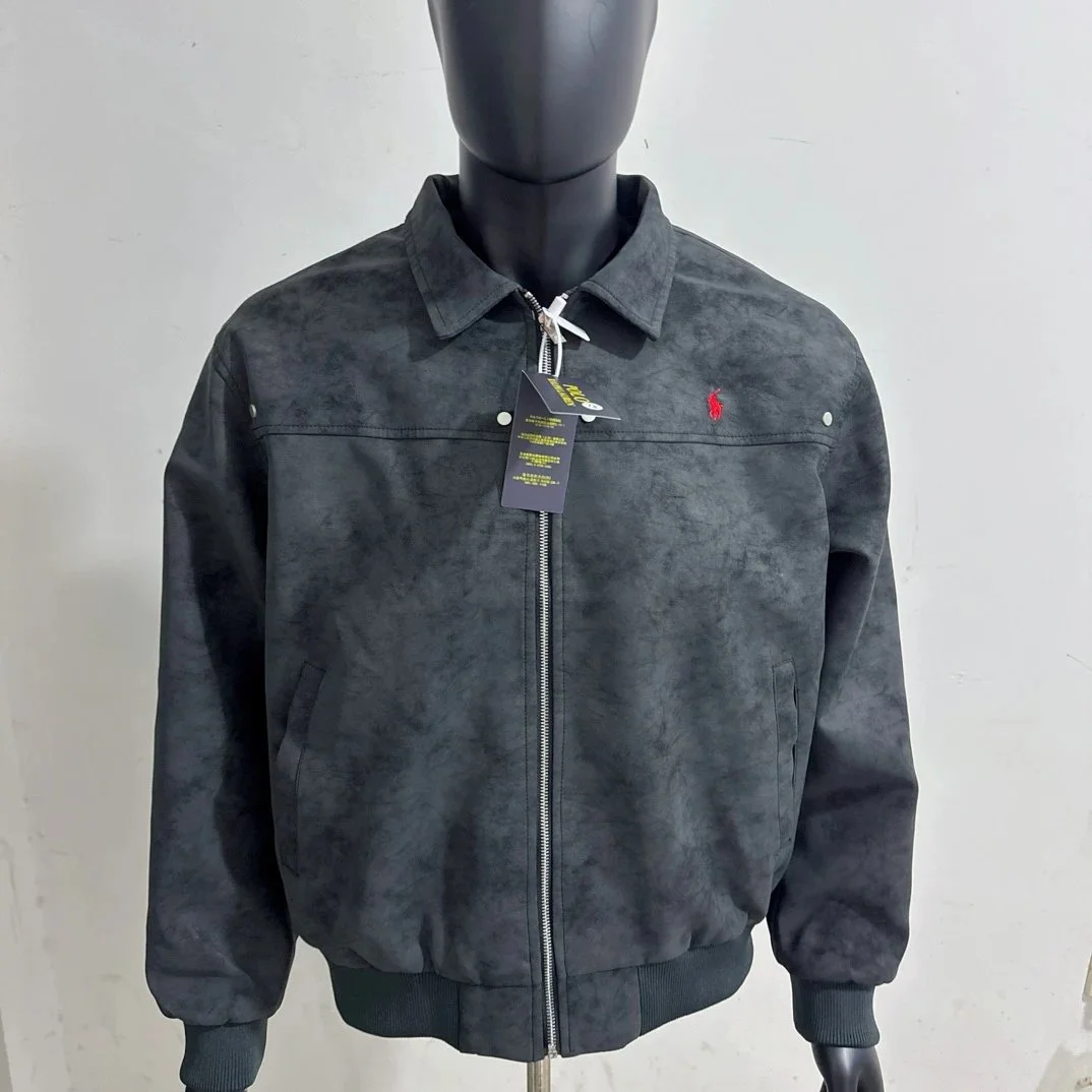 Polo Ralph Lauren Black Suede Jacket