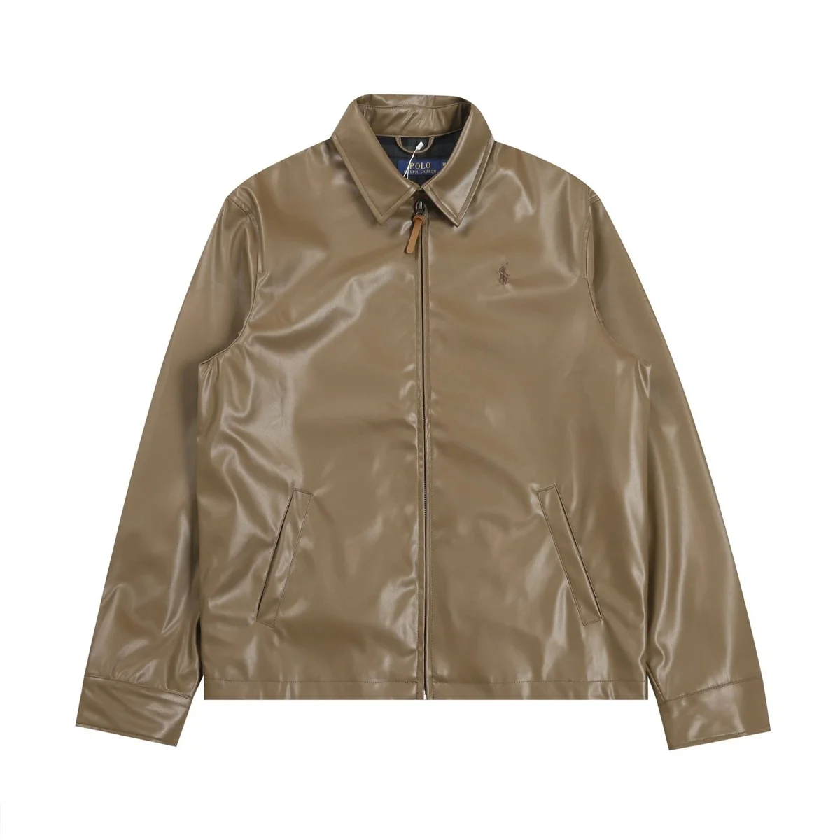 Polo Ralph Lauren Leather Jacket Brown