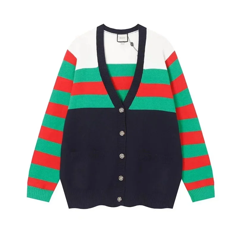 Gucci Striped Cardigan 9 Women's Sweater