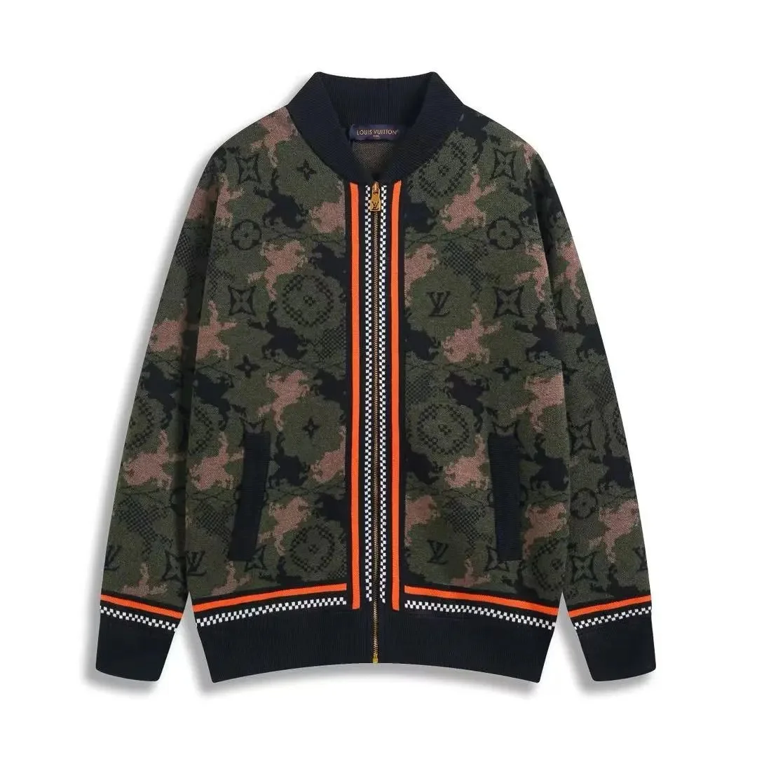 Louis Vuitton Tabi Camo Zip Knit Jacket