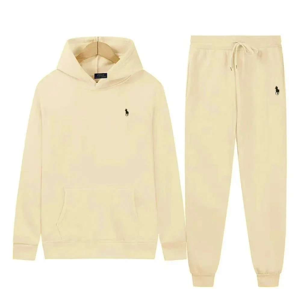 Polo Ralph Lauren Big Pony Cream Tracksuit Set