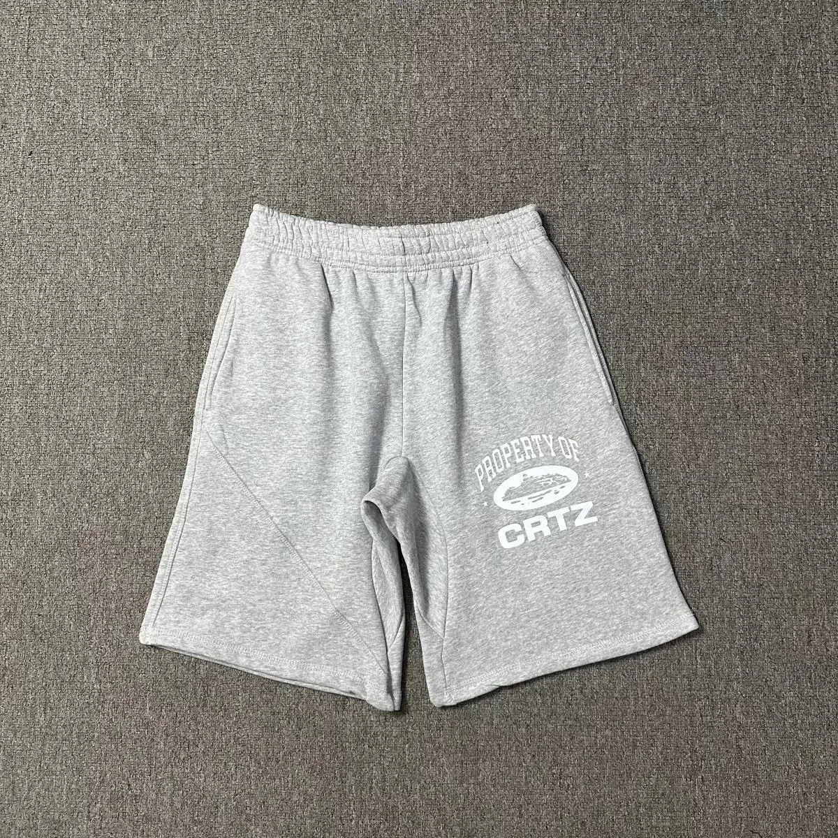 Corteiz Property of CRTZ Grey Shorts