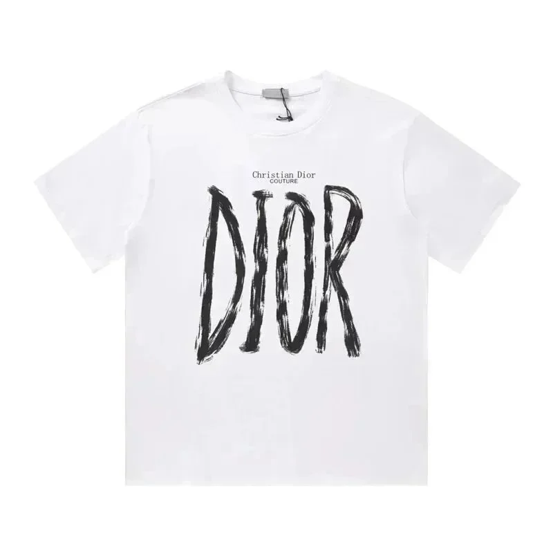 Dior White Dior Brushstroke T-Shirt
