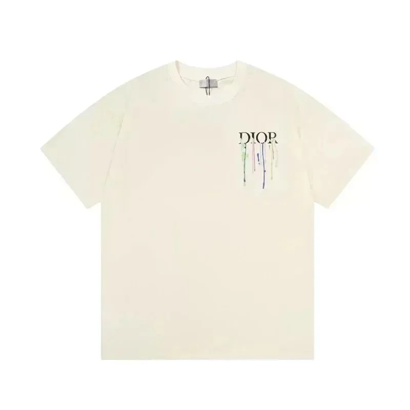 Dior Classic Logo Cream T-Shirt