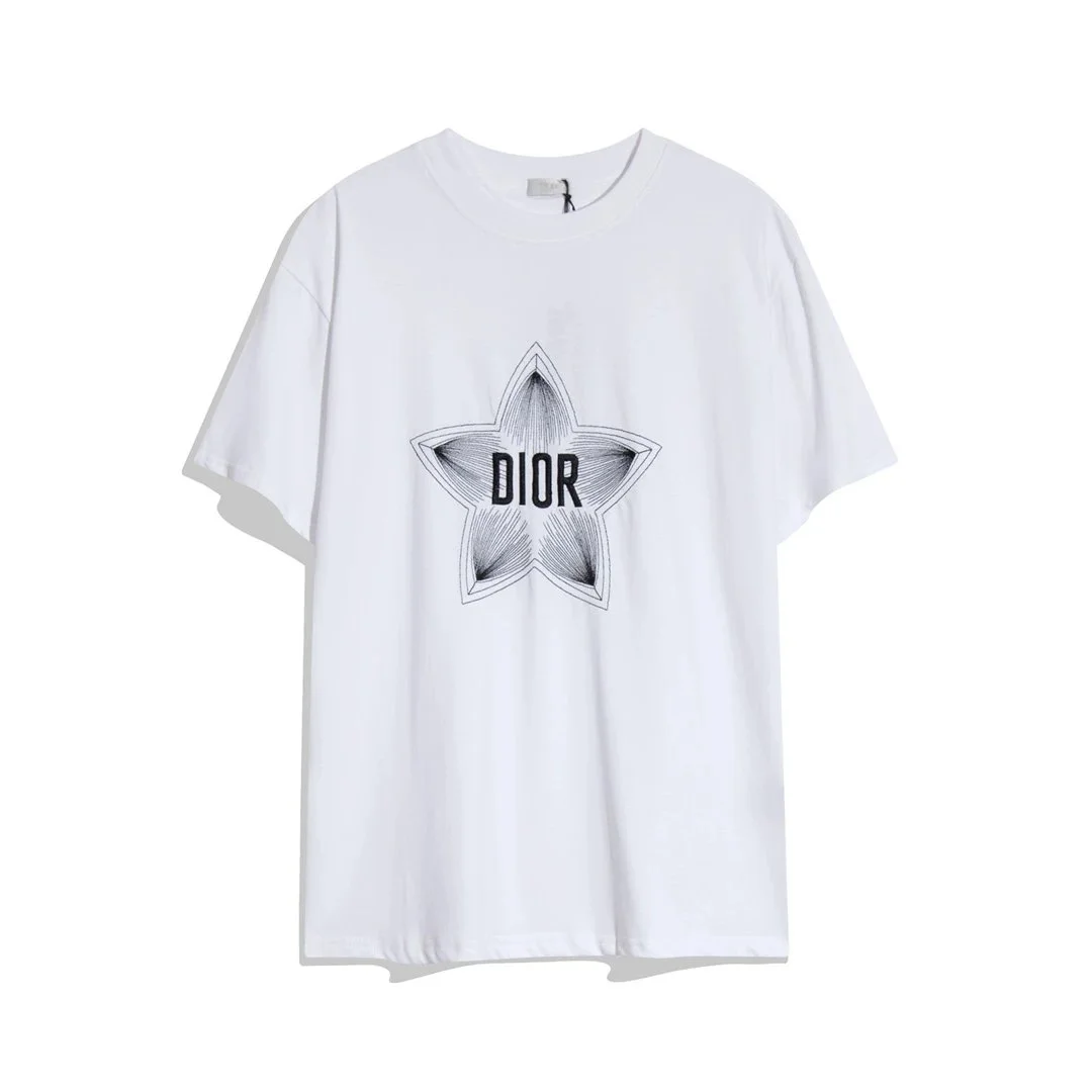 Dior Star Print White T-Shirt