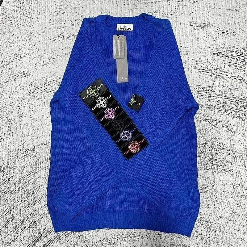 Stone Island 68-15 Royal Blue Sweater