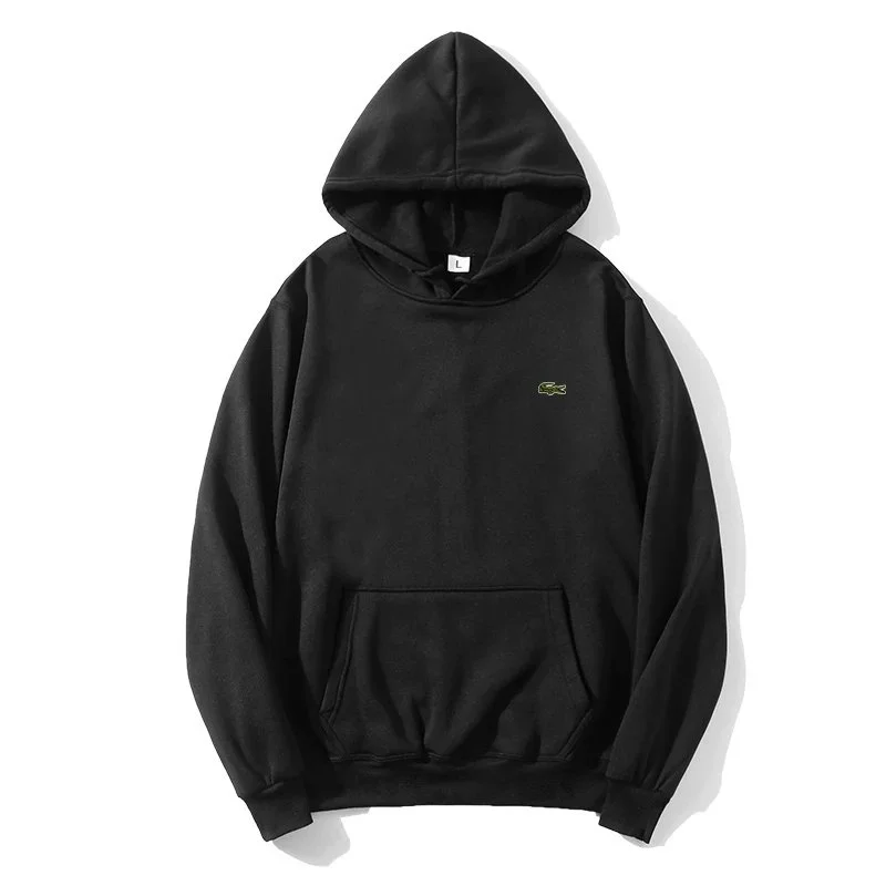 Lacoste Classic Logo Black Hoodie