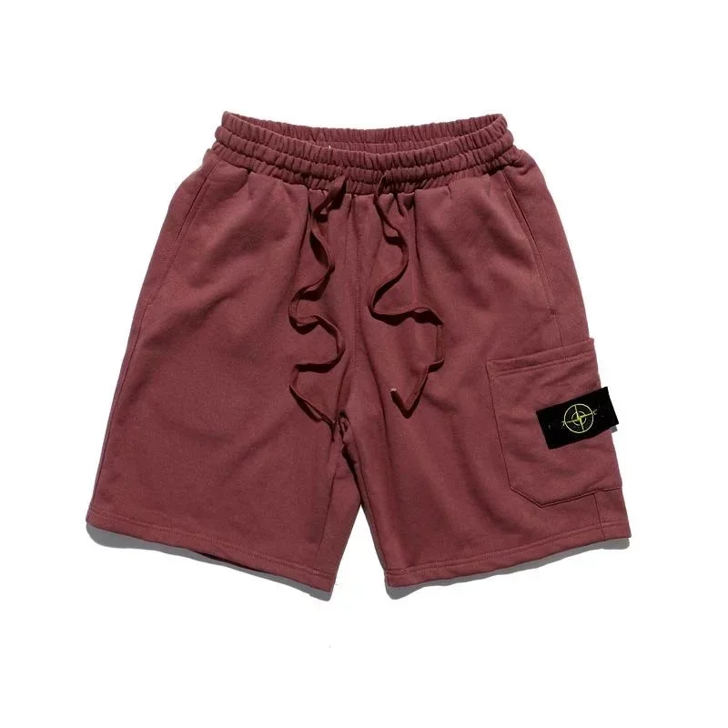 Stone Island 68-15 Cargo Shorts Maroon Casual