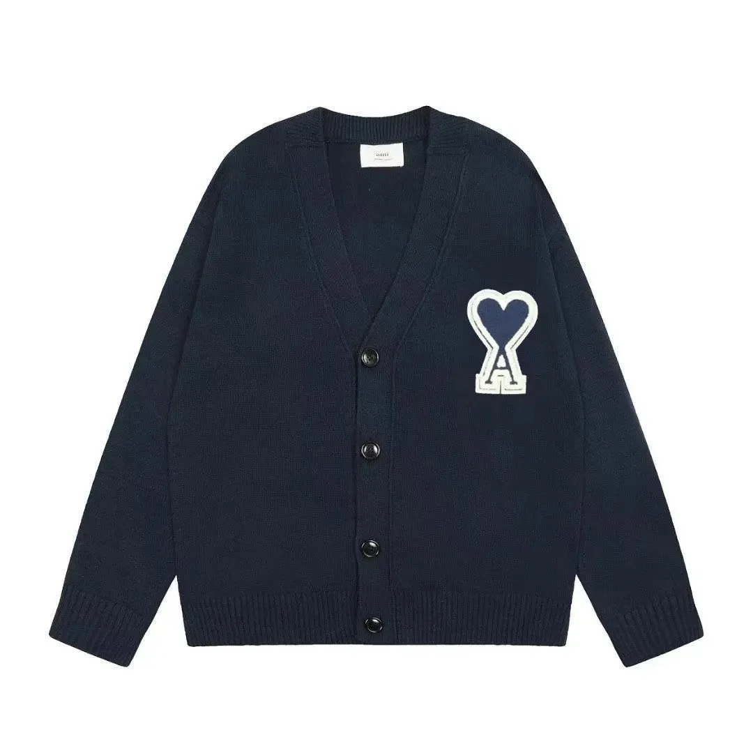 Ami Ami de Coeur Navy Cardigan