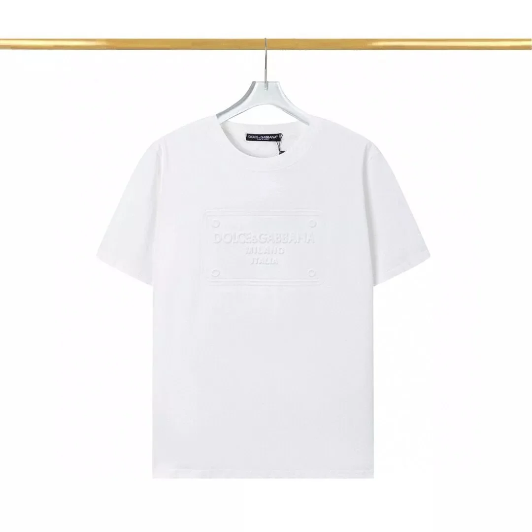 Dolce & Gabbana White Embossed Logo T-Shirt