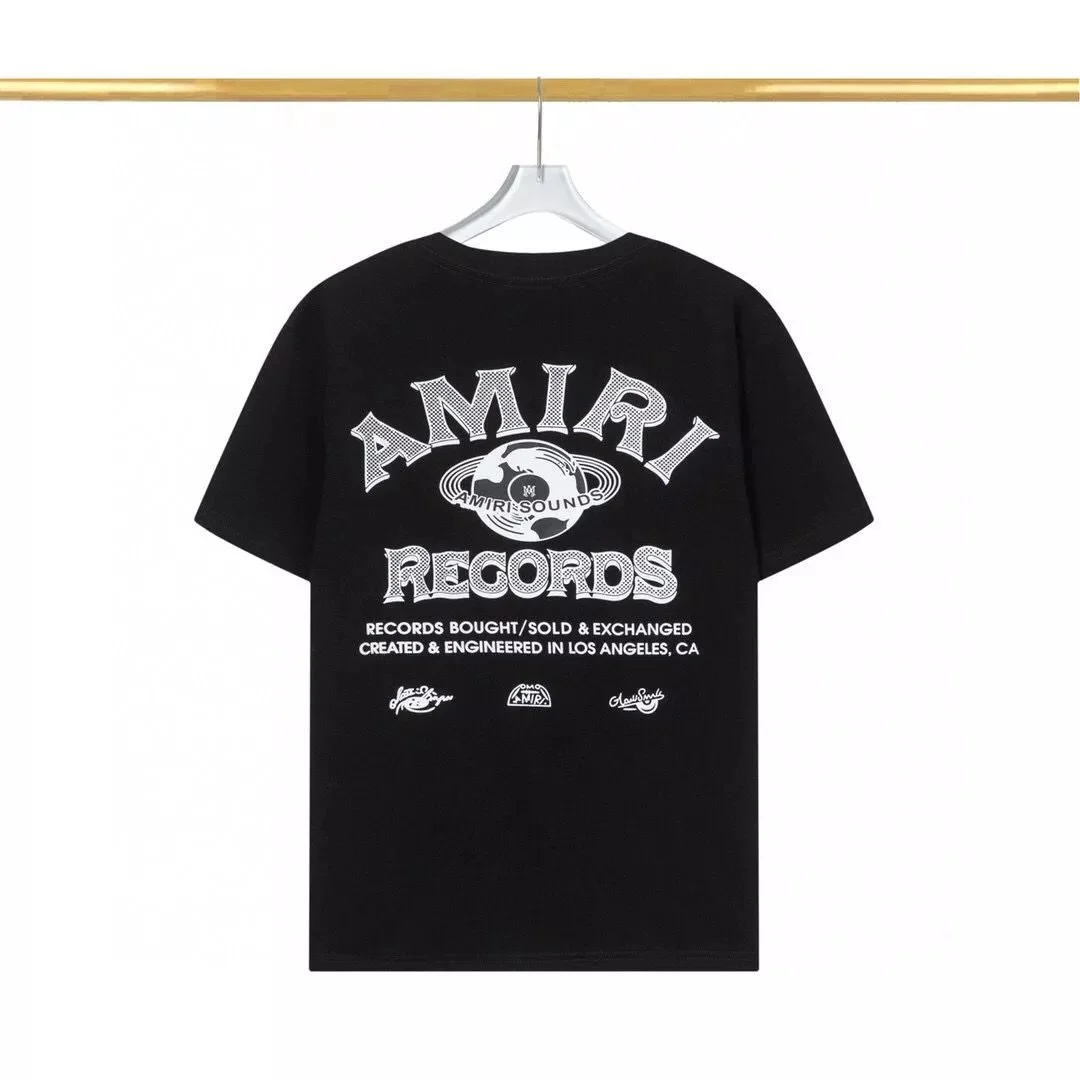 Amiri AMIRI RECORDS Black T-Shirt