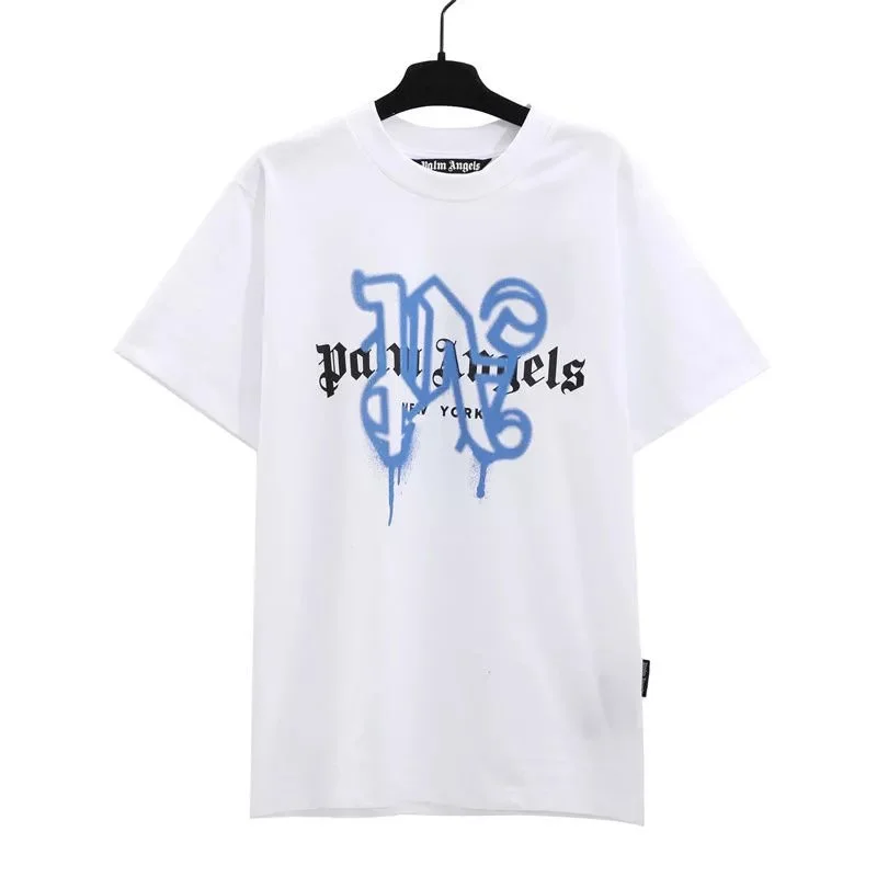 Palm Angels White 'M' Graphic T-Shirt