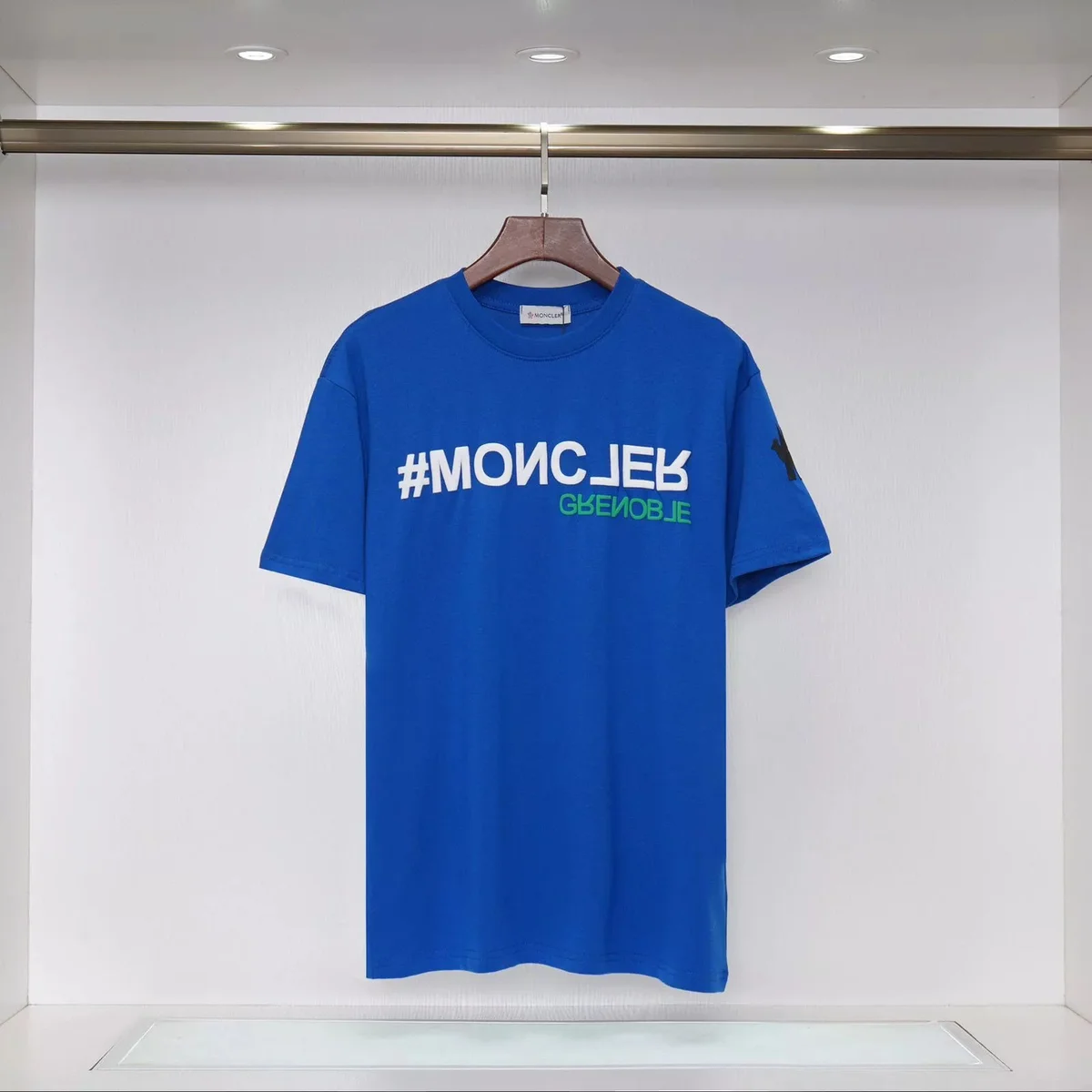 Moncler #MONCLER GAVENOVJE Blue T-Shirt