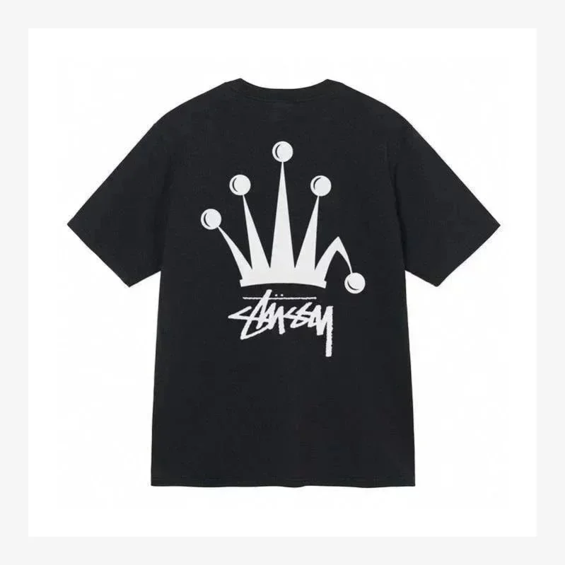 Stussy Crown Logo Black T-Shirt
