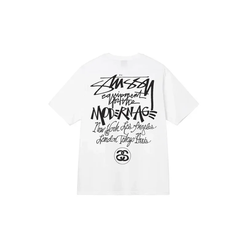 Stussy Modern Age White T-Shirt