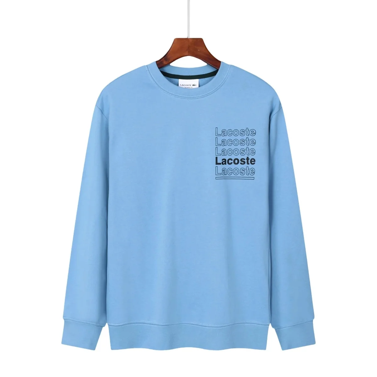 Lacoste Blue Lacoste Logo Crewneck Sweatshirt